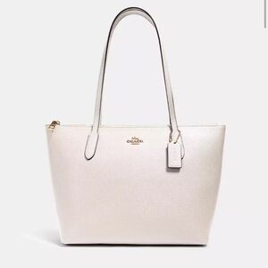 Coach X Grain Zip Top Tote
